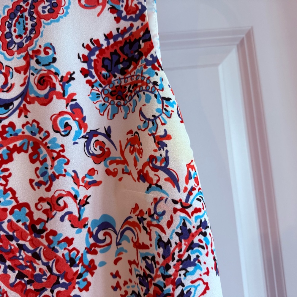 Talbots Multicolor Paisley Sleeveless Dress - Picture 5 of 10